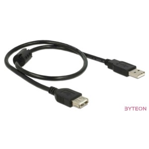 DeLOCK 83401 USB kábel 0,5 M USB 2.0 USB A Fekete