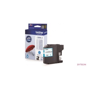 Brother LC225XLC - Ciánkék, nagy kapacitású