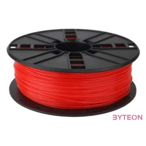 Gembird 3DP-PLA1.75-01-FR 3D nyomtató alapanyag Polilaktánsav (PLA) Fluoreszcens piros 1 kg