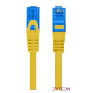Lanberg PCF6A-10CC-0050-Y hálózati kábel Sárga 0,5 M Cat6a S,FTP (S-STP)