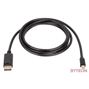 Akyga AK-AV-15 DisplayPort kábel 1,8 M Mini DisplayPort Fekete