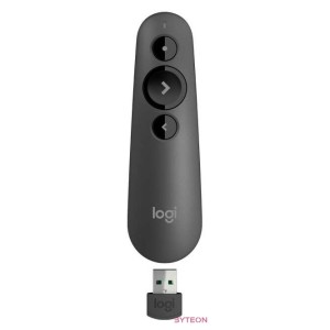 Logitech R500 vezeték nélküli bemutatóeszköz Bluetooth,RF Grafit