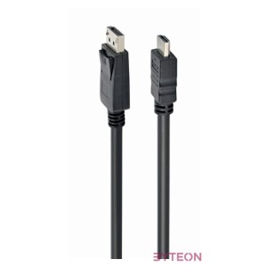 Gembird DisplayPort - HDMI kábel, 5m - Fekete