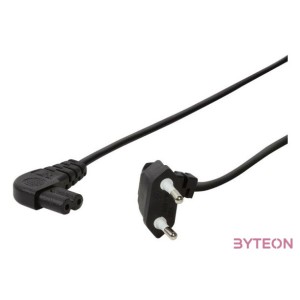 LogiLink 0.75m, CEE 7,16,IEC 60320-C7 Fekete 0,75 M CEE7,16 C7 csatlakozó