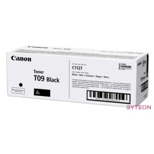 Canon TONER T09 BK festékkazetta 1 dB Eredeti Fekete