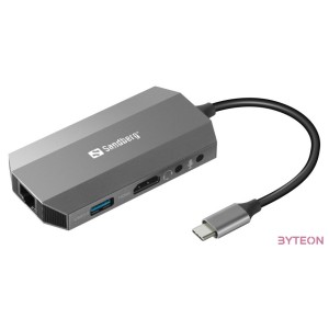 Sandberg USB-C 6-in1 Travel Dock
