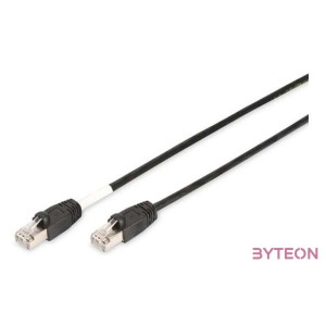 Digitus DK-1644-A-020,BL hálózati kábel Fekete 2 M Cat6a S,FTP (S-STP)