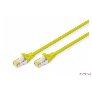 Digitus DK-1644-A-020,Y hálózati kábel Sárga 2 M Cat6a S,FTP (S-STP)