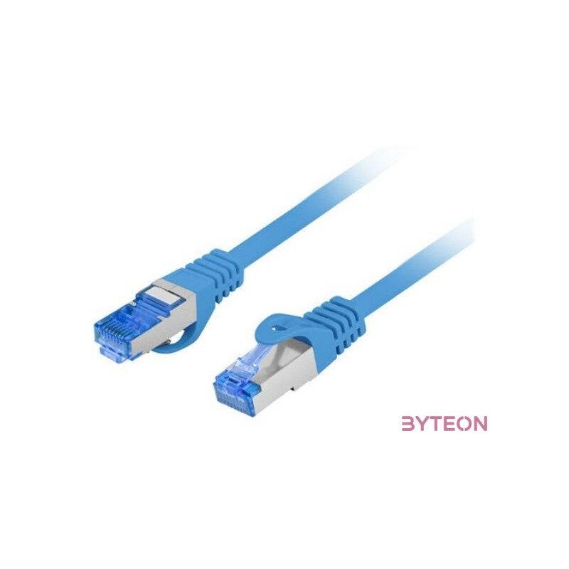 Lanberg PCF6A-10CC-0050-B hálózati kábel Kék 0,5 M Cat6a S,FTP (S-STP)