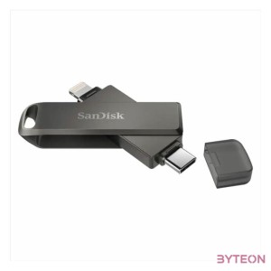 SanDisk iXpand USB flash meghajtó 64 GB USB Type-C , Lightning 3.2 Gen 1 (3.1 Gen 1) Fekete