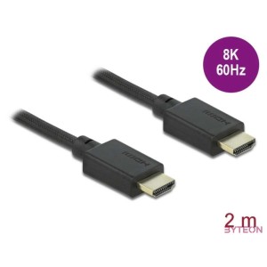DeLOCK 85388 HDMI kábel 2 M HDMI A-típus (Standard) Fekete