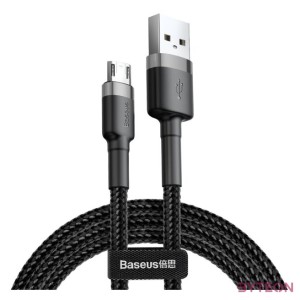 Baseus CAMKLF-BG1 USB kábel 1 M USB 2.0 USB-Micro fekete
