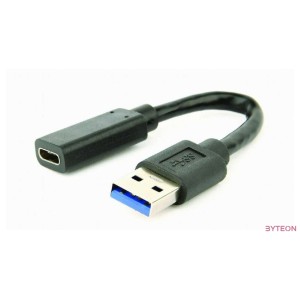 Gembird A-USB3-AMCF-01 USB kábel 0,1 M USB 3.2 Gen 1 (3.1 Gen 1) USB A USB C Fekete