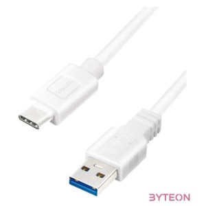 LogiLink CU0172 USB kábel 0,15 M USB 3.2 Gen 1 (3.1 Gen 1) USB A USB C Fehér
