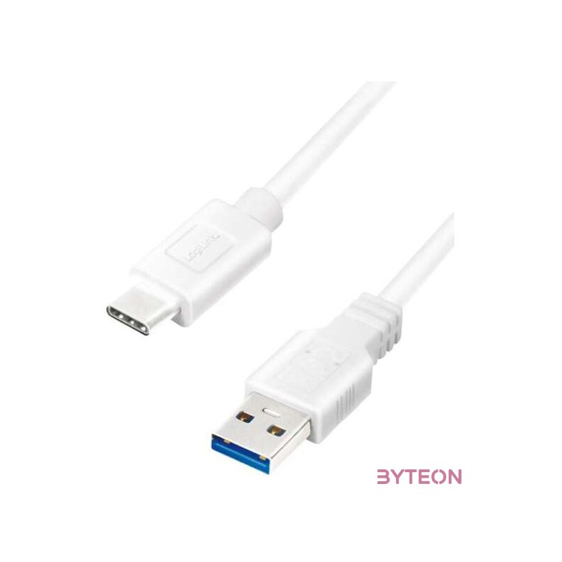 LogiLink CU0172 USB kábel 0,15 M USB 3.2 Gen 1 (3.1 Gen 1) USB A USB C Fehér