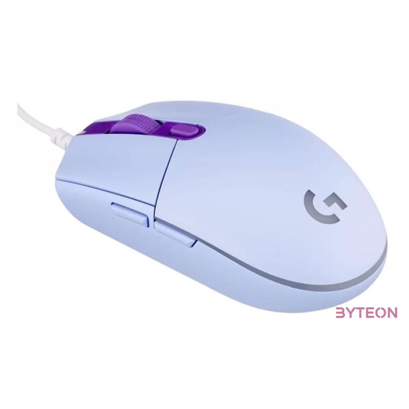 Logitech G G203,G102 Lightsync Lilac egér - Lila