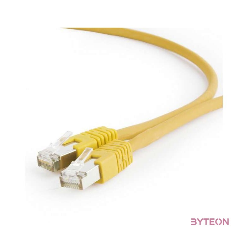 Gembird PP6A-LSZHCU-Y-3M hálózati kábel Sárga Cat6 S,FTP (S-STP)