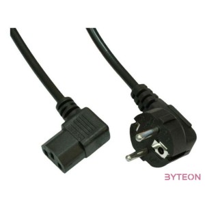 Akyga AK-PC-02A tápkábel Fekete 1,5 M CEE7,7 IEC C13