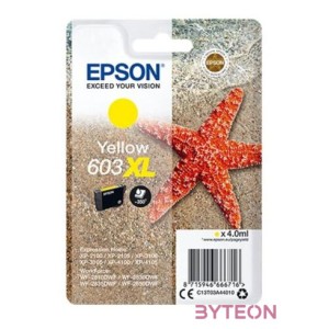 Epson C13T03A44010 tintapatron 1 dB Eredeti Nagy (XL) kapacitású Sárga