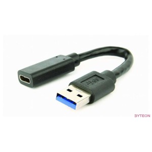 Gembird A-USB3-AMCF-01 USB kábel 0,1 M USB 3.2 Gen 1 (3.1 Gen 1) USB A USB C Fekete