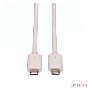 Value 11.99.9050 USB kábel 0,5 M USB 3.2 Gen 2 (3.1 Gen 2) USB C Fehér