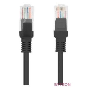 Lanberg PCU5-10CC-1000-BK hálózati kábel Fekete 10 M Cat5e U,UTP (UTP)