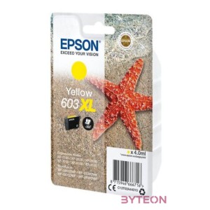 Epson C13T03A44010 tintapatron 1 dB Eredeti Nagy (XL) kapacitású Sárga