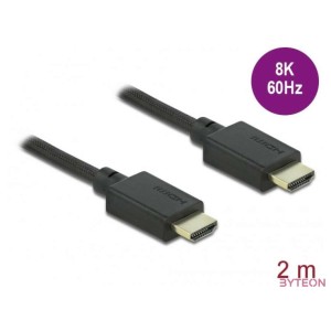 DeLOCK 85388 HDMI kábel 2 M HDMI A-típus (Standard) Fekete