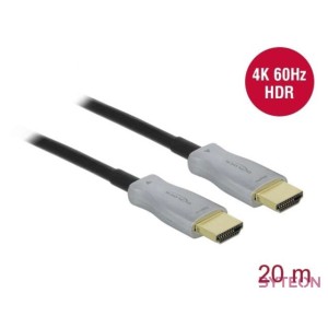 DeLOCK 85015 HDMI kábel 20 M HDMI A-típus (Standard) Fekete