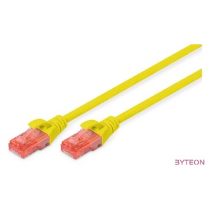 Digitus DK-1617-010,Y hálózati kábel Sárga 1 M Cat6 U,UTP (UTP)