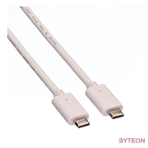 Value 11.99.9050 USB kábel 0,5 M USB 3.2 Gen 2 (3.1 Gen 2) USB C Fehér