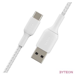 Belkin CAB002BT1MWH USB kábel 1 M USB A USB C Fehér