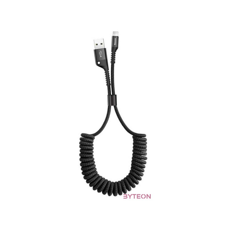 Baseus CALSR-01 USB kábel 1 M USB 2.0 USB A USB C,Lightning Fekete