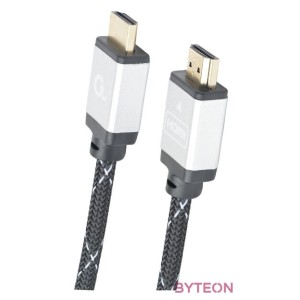 Gembird CCB-HDMIL-3M HDMI kábel HDMI A-típus (Standard) Szürke