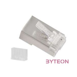 Lanberg PLS-6000 vezeték csatlakozó RJ-45 Rozsdamentes acél, Átlátszó