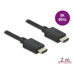 DeLOCK 85388 HDMI kábel 2 M HDMI A-típus (Standard) Fekete