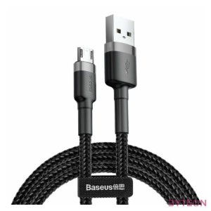 Baseus CAMKLF-BG1 USB kábel 1 M USB 2.0 USB-Micro fekete