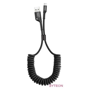 Baseus CALSR-01 USB kábel 1 M USB 2.0 USB A USB C,Lightning Fekete