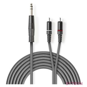 Nedis COTH23300GY30 audio kábel 3 M 6.35mm 2 x RCA Szürke