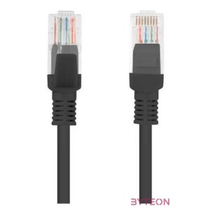 Lanberg PCU5-10CC-1000-BK hálózati kábel Fekete 10 M Cat5e U,UTP (UTP)