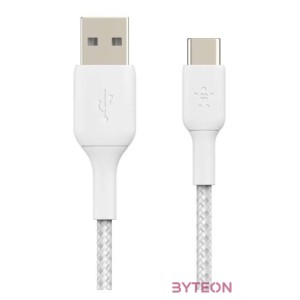 Belkin CAB002BT1MWH USB kábel 1 M USB A USB C Fehér