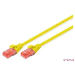 Digitus DK-1617-010,Y hálózati kábel Sárga 1 M Cat6 U,UTP (UTP)
