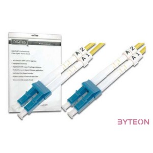 Digitus DK-2933-03 száloptikás kábel 3 M LC I-VH OS2 Sárga