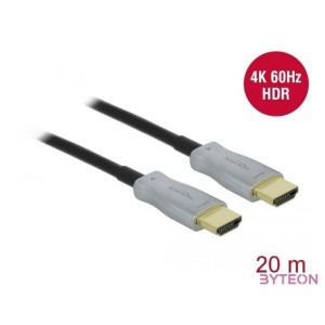 DeLOCK 85015 HDMI kábel 20 M HDMI A-típus (Standard) Fekete