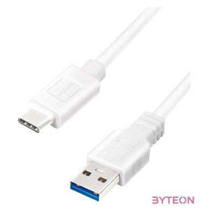 LogiLink CU0172 USB kábel 0,15 M USB 3.2 Gen 1 (3.1 Gen 1) USB A USB C Fehér