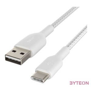 Belkin CAB002BT1MWH USB kábel 1 M USB A USB C Fehér