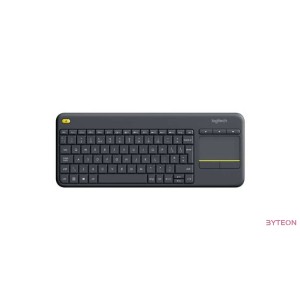 Logitech K400 Plus Touch (ENG, Vez.nélküli) - Fekete