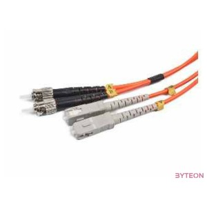 Gembird ST,SC OM2 5m száloptikás kábel Fekete, Szürke, Narancssárga