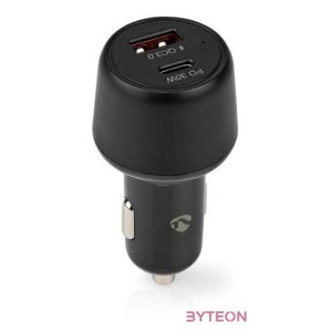 Nedis CCPD30W100BK mobiltelefon töltő Fekete Automatikus