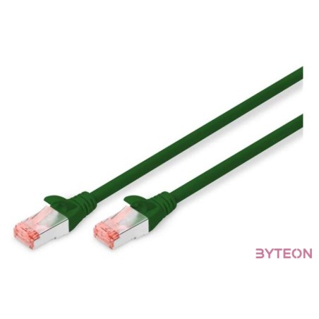 Digitus 1m Cat6 S-FTP hálózati kábel Zöld S,FTP (S-STP)
